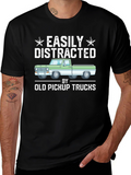 Easily Distracted By Old Pickup Trucks T-Shirt