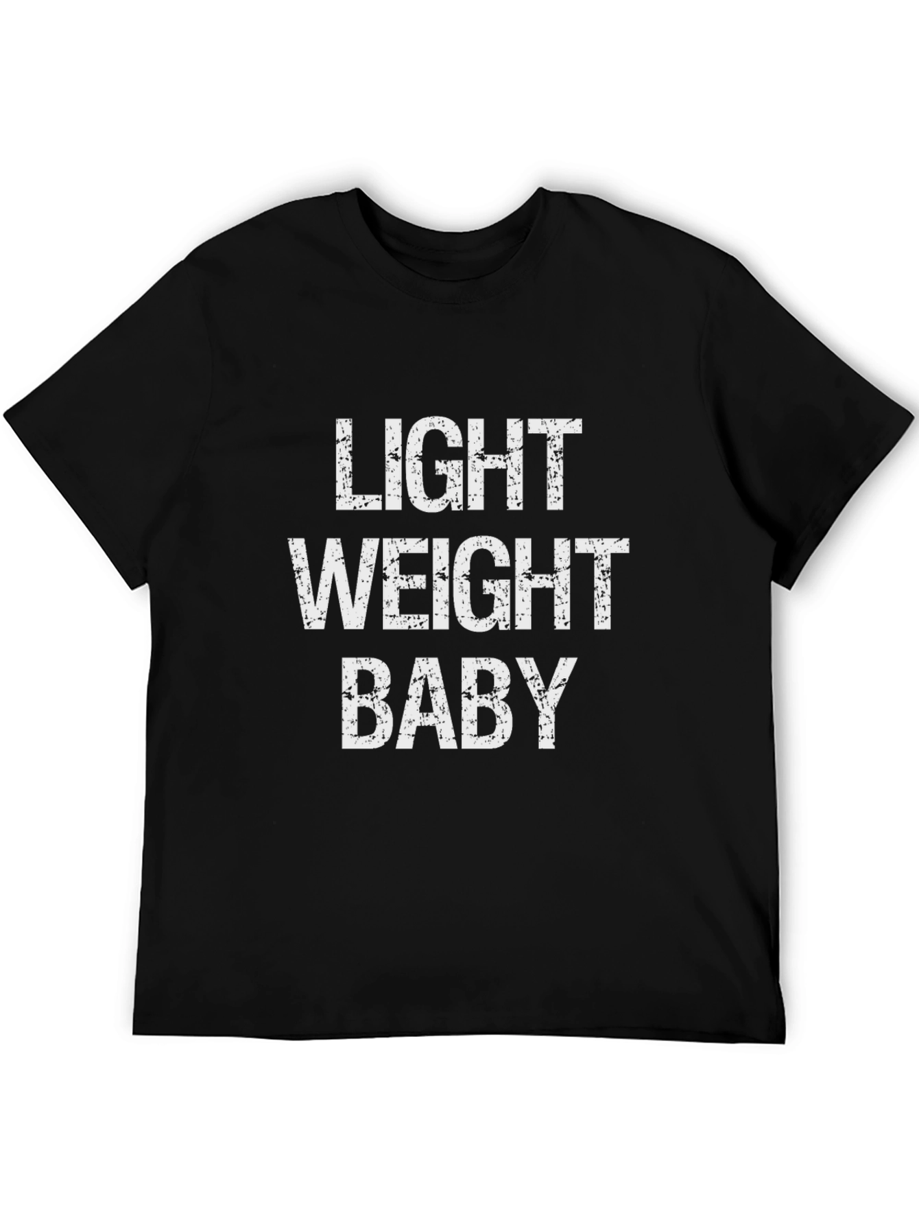 Light Weight Baby - Mens Black T-Shirt