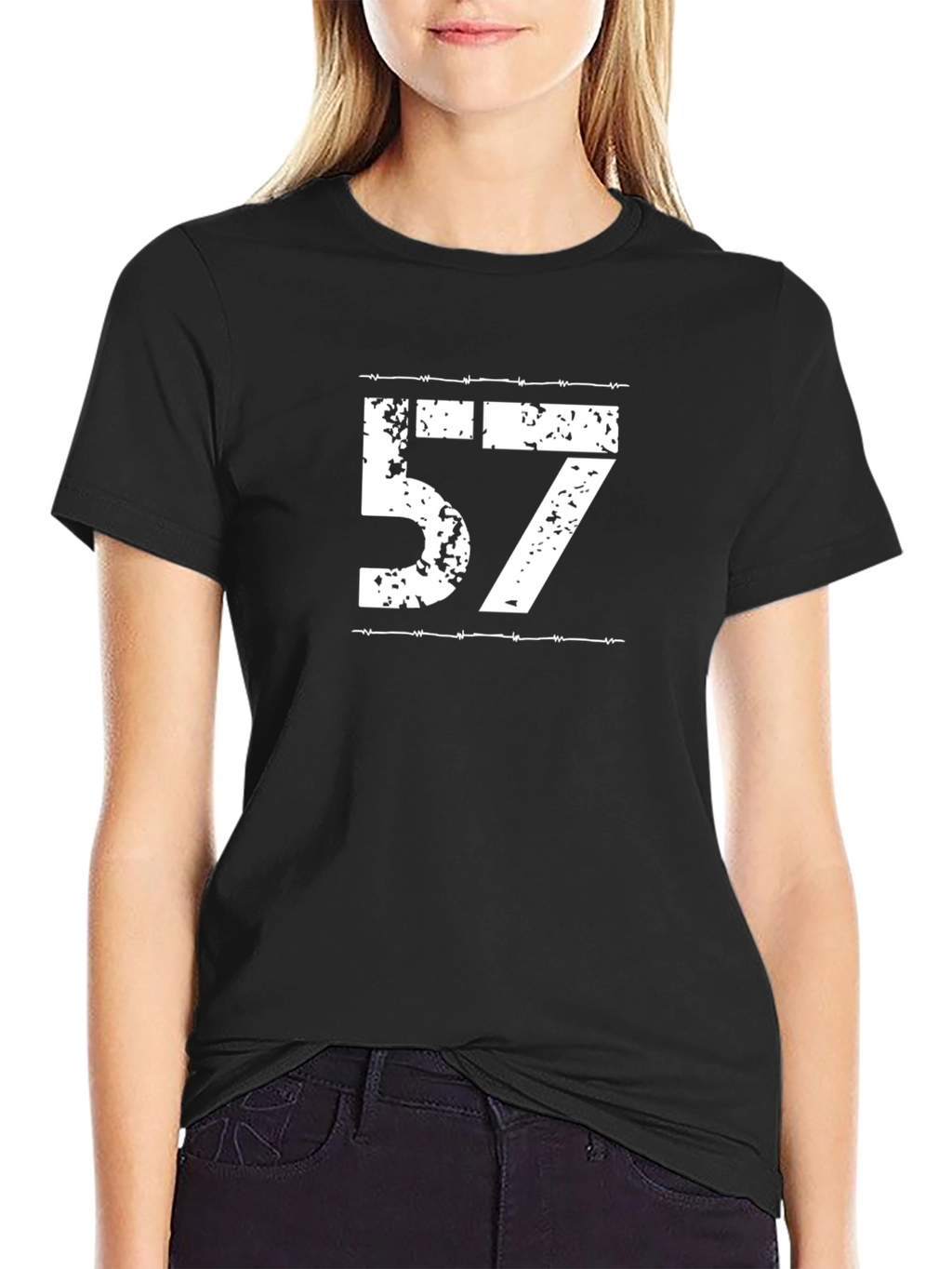 Distressed 57 Graphic T-Shirt