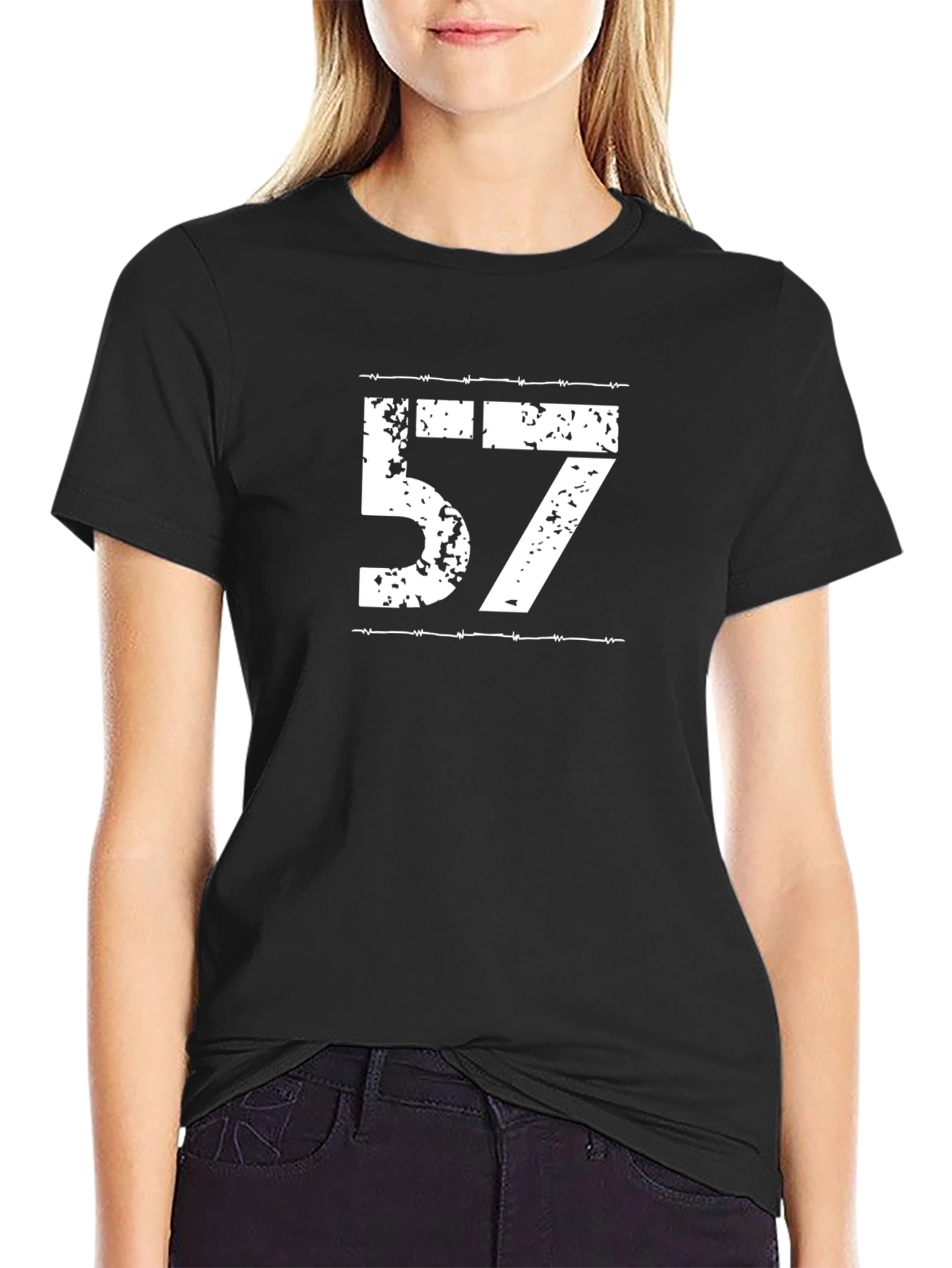 Distressed 57 Graphic T-Shirt