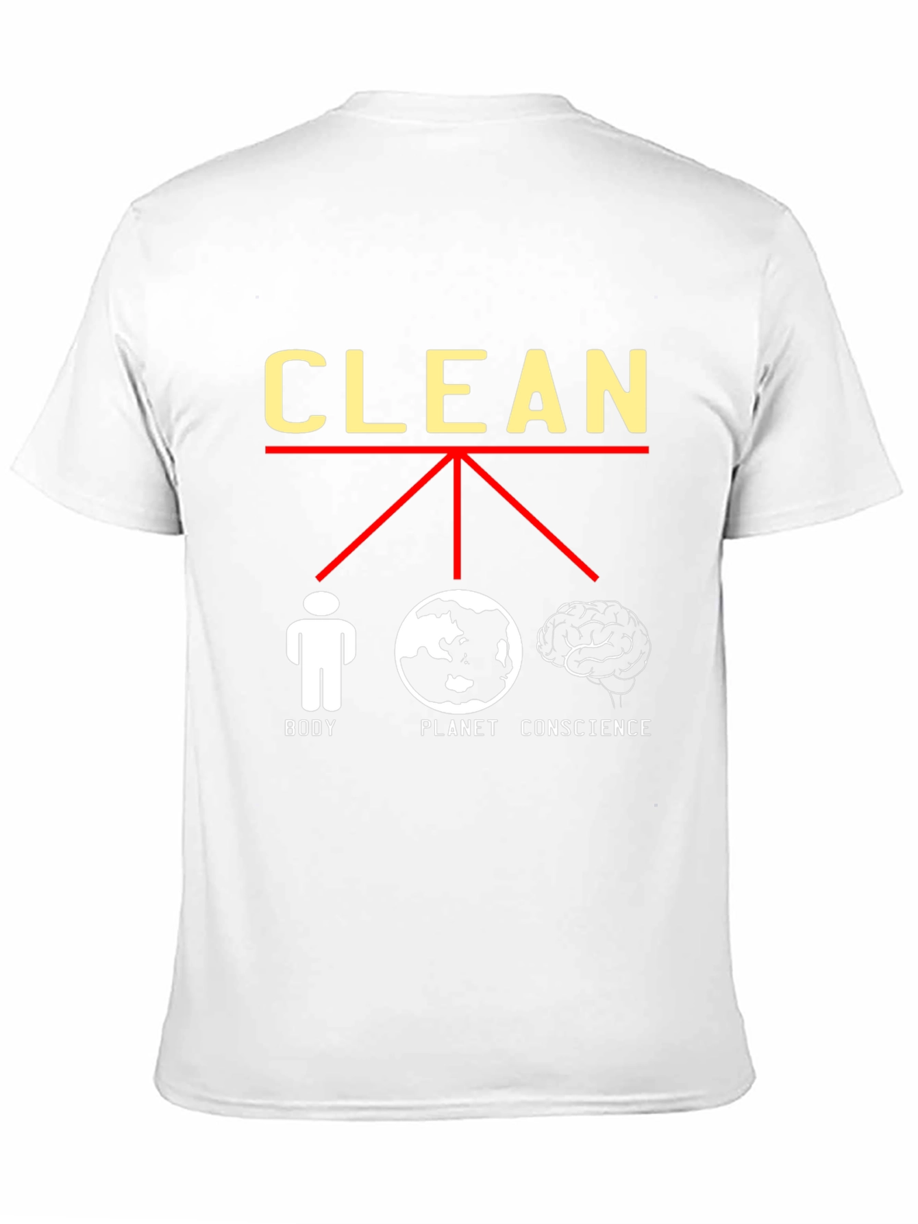Clean Body Planet Conscience Graphic T-Shirt