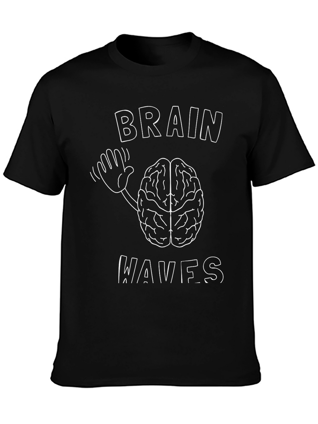 Brain Waves Graphic Tee - Unique Design