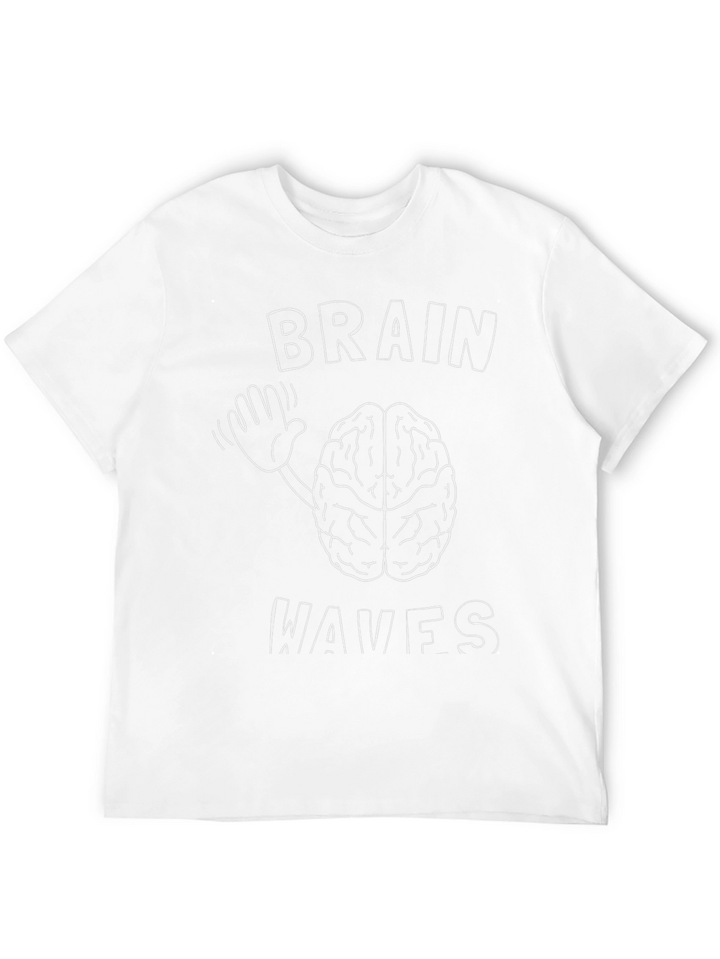 Brain Waves Graphic Tee - Unique Design
