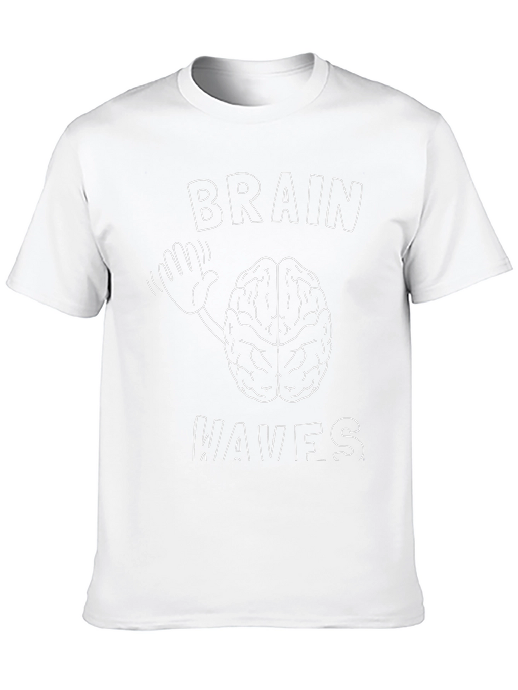 Brain Waves Graphic Tee - Unique Design