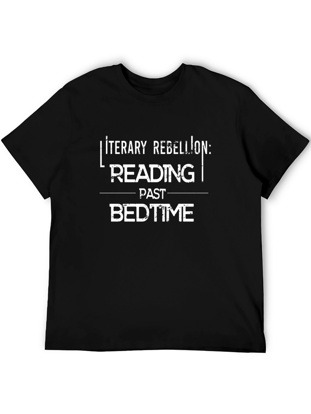 Literary Rebellion T-Shirt - Reading Past Bedtime