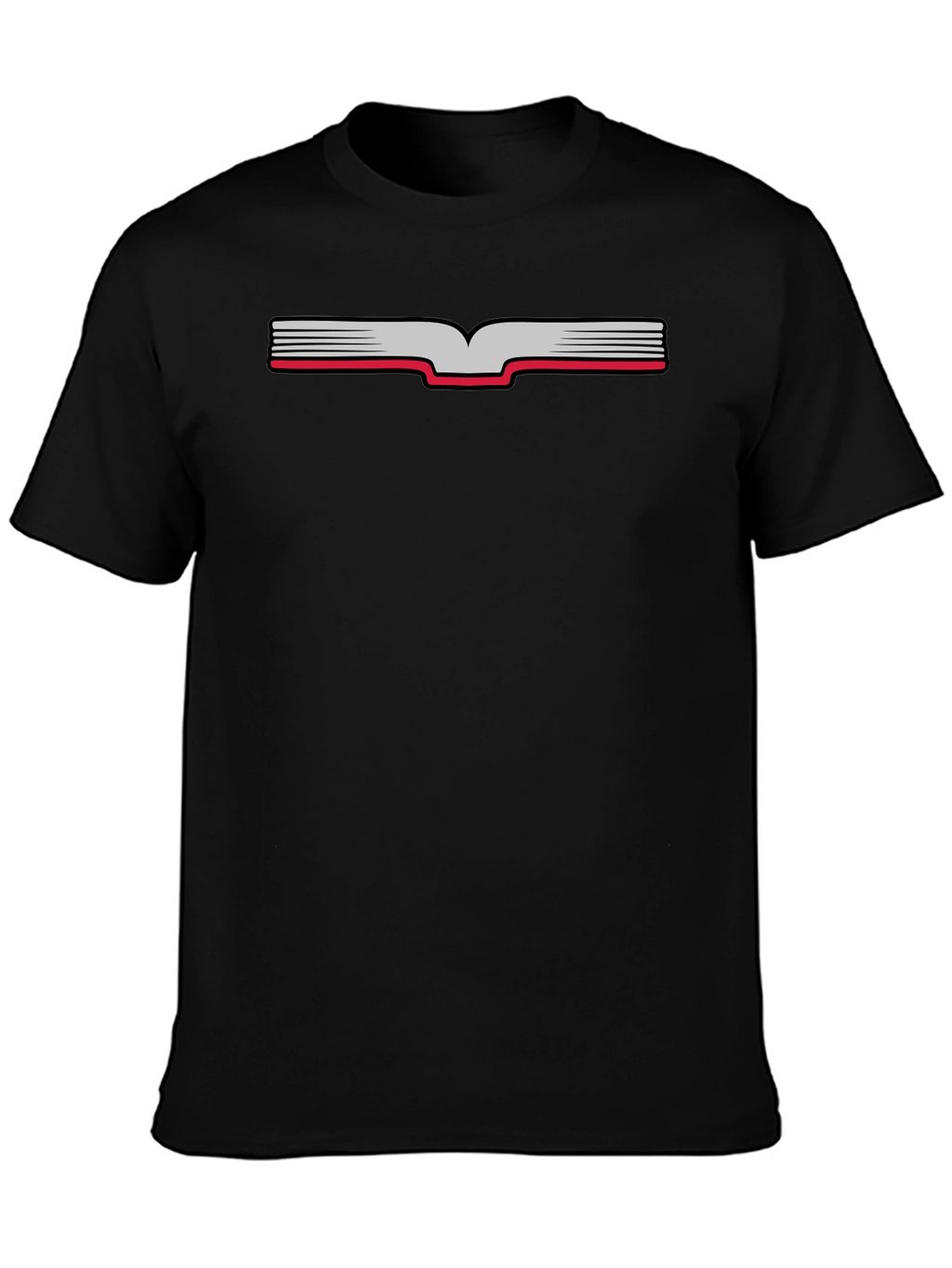 Open Book Graphic Tee - Black