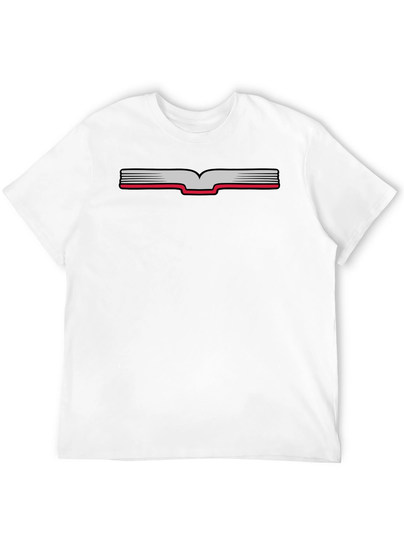 Open Book Graphic Tee - Black