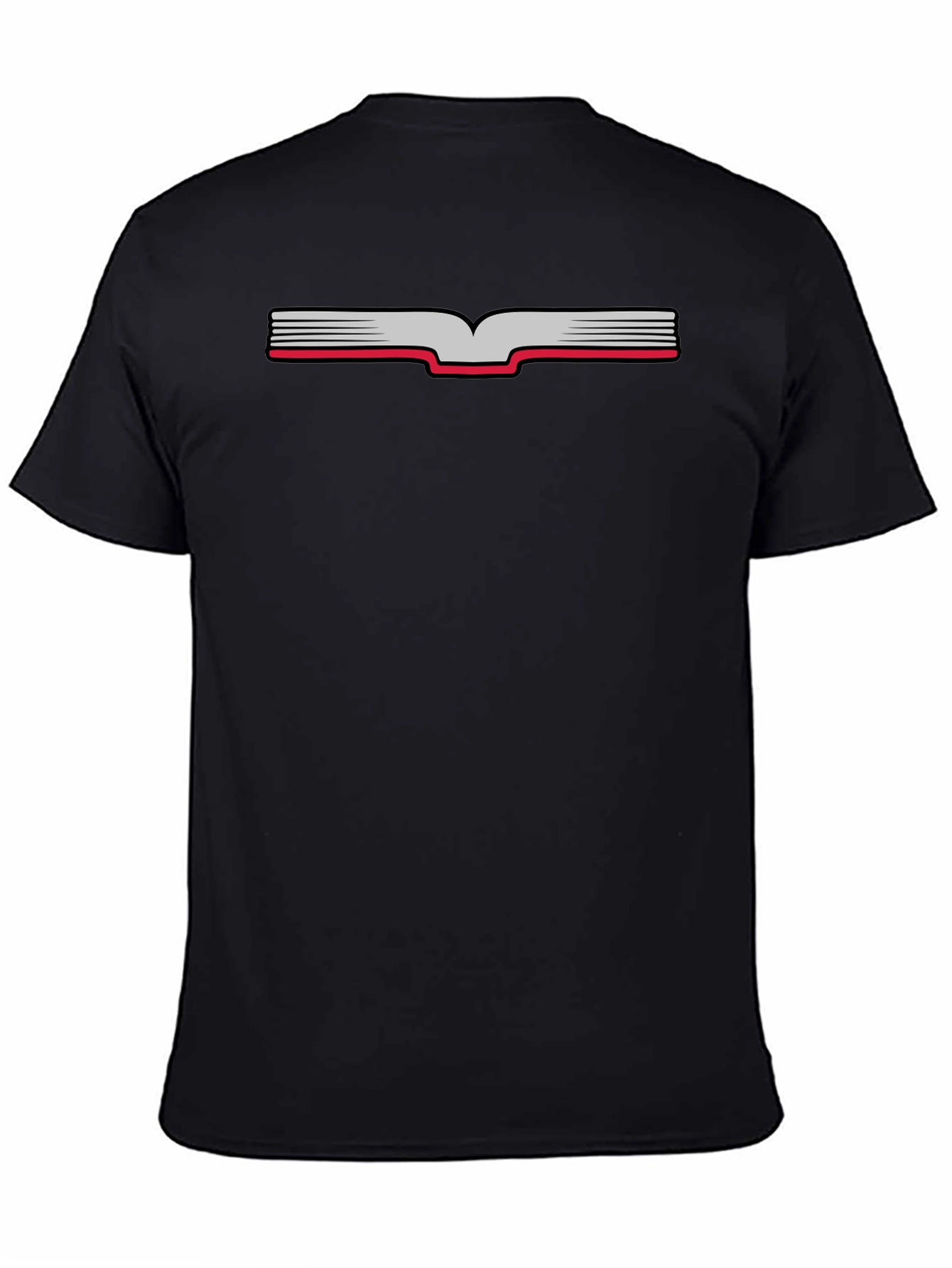Open Book Graphic Tee - Black
