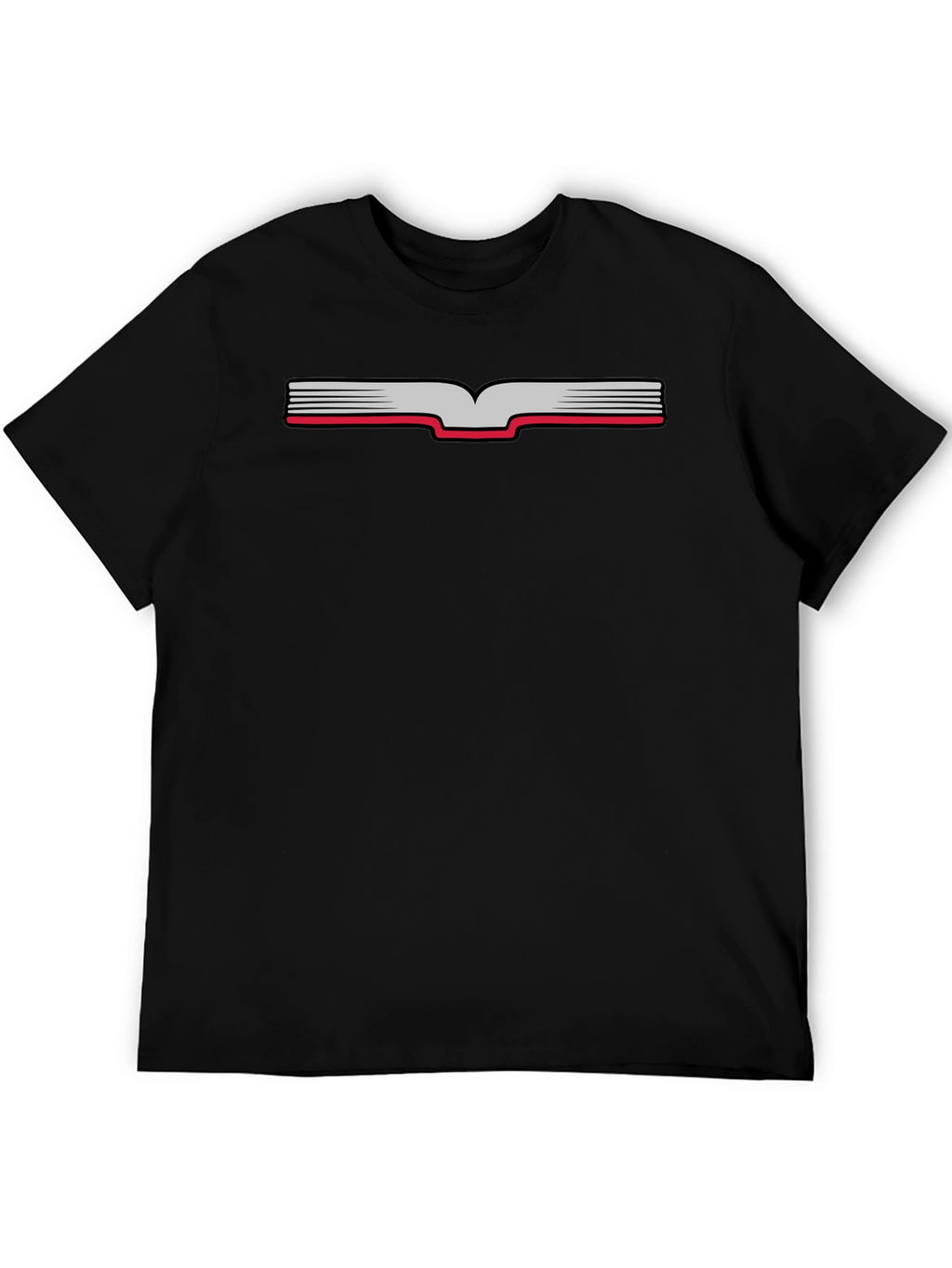 Open Book Graphic Tee - Black
