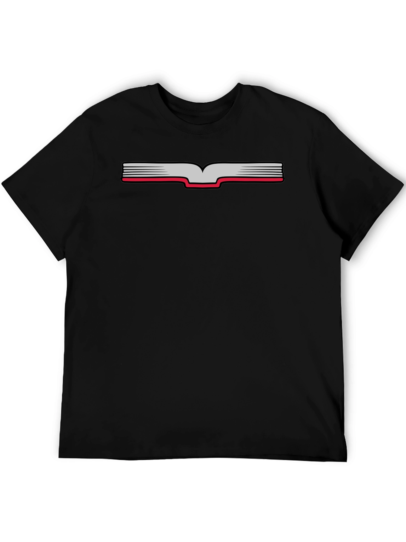 Open Book Graphic Tee - Black