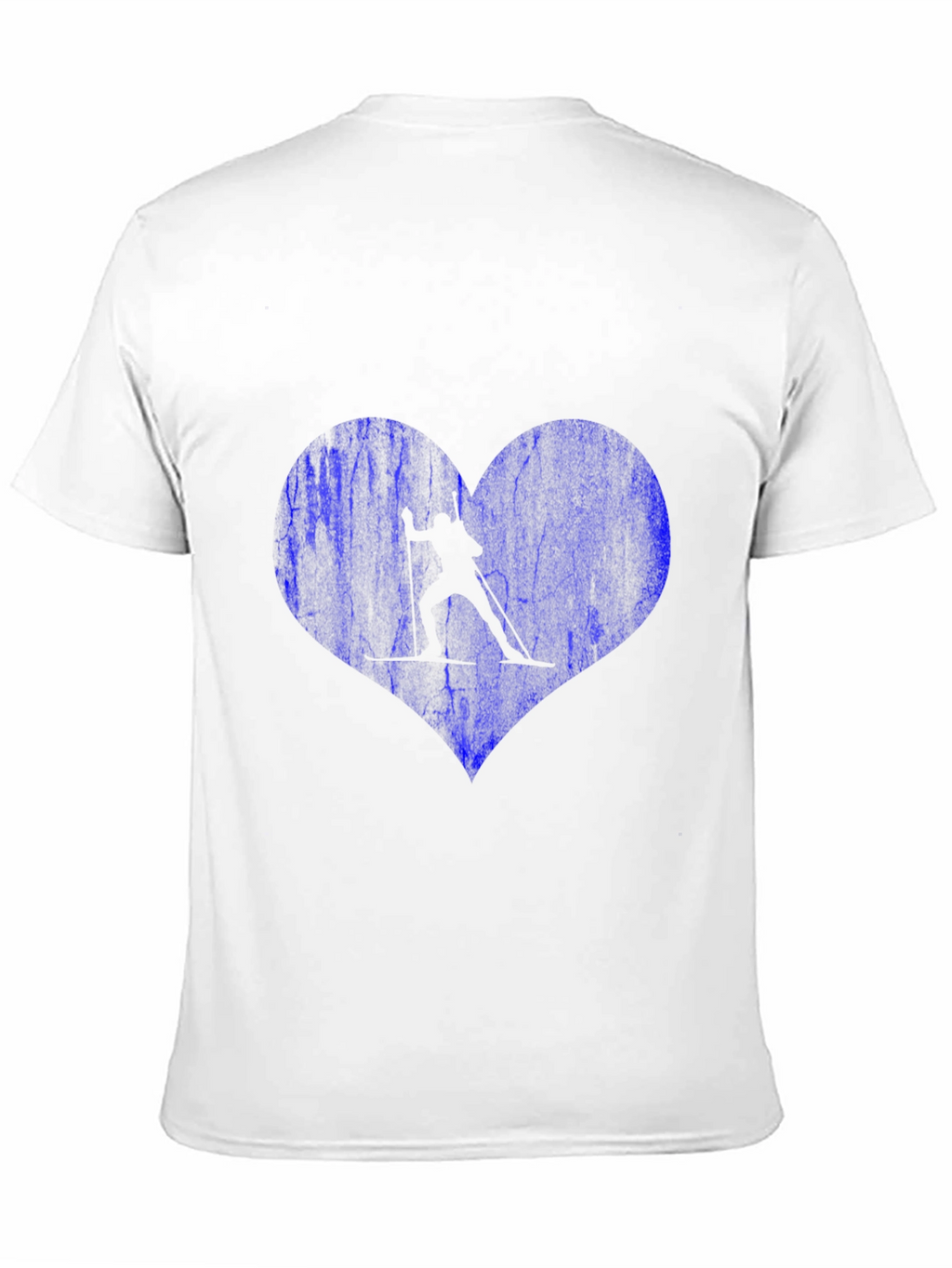 Skiing Heart T-Shirt - Love Winter Sports
