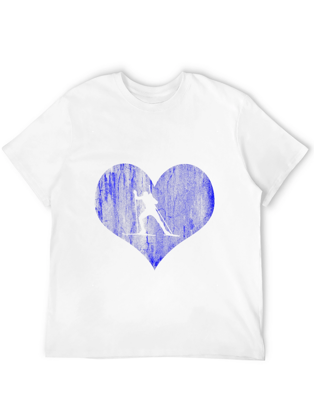 Skiing Heart T-Shirt - Love Winter Sports