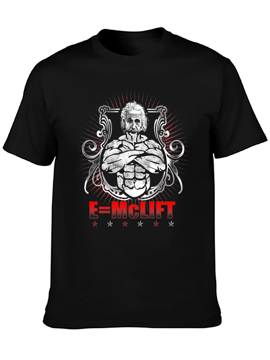 E=MCLIFT Einstein Gym T-Shirt