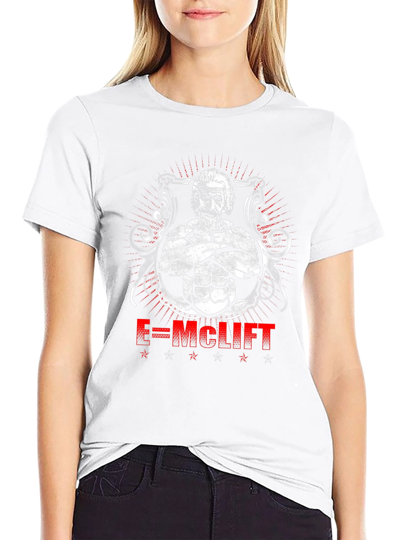 E=MCLIFT Einstein Gym T-Shirt