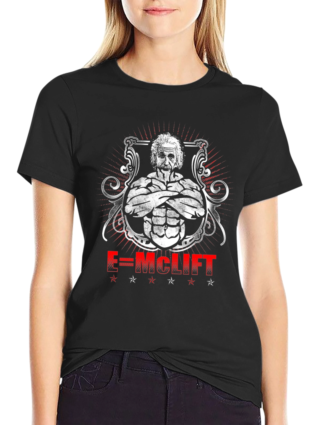 E=MCLIFT Einstein Gym T-Shirt