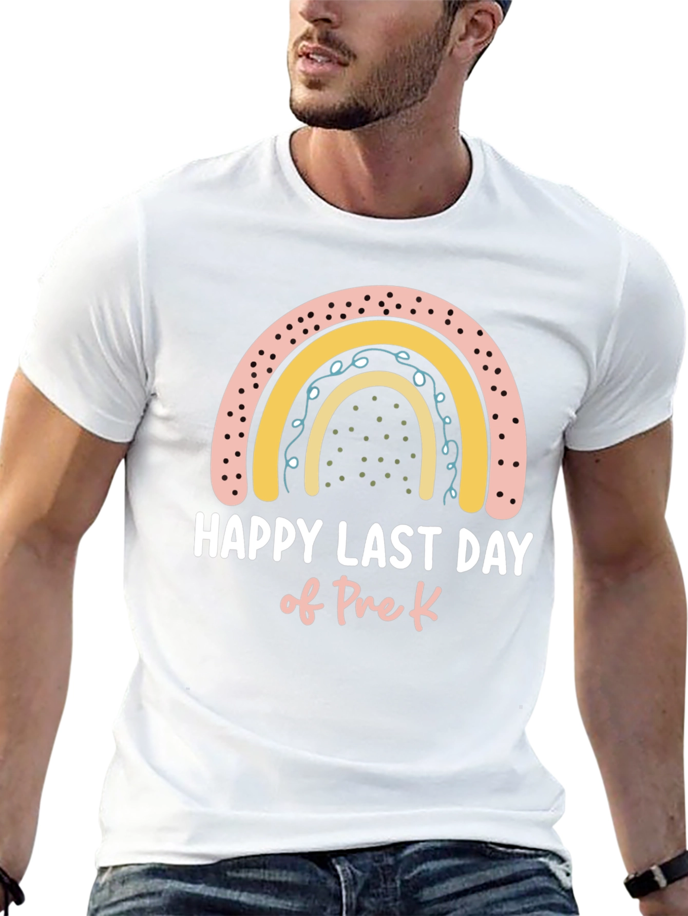 Happy Last Day of Pre-K Rainbow T-Shirt