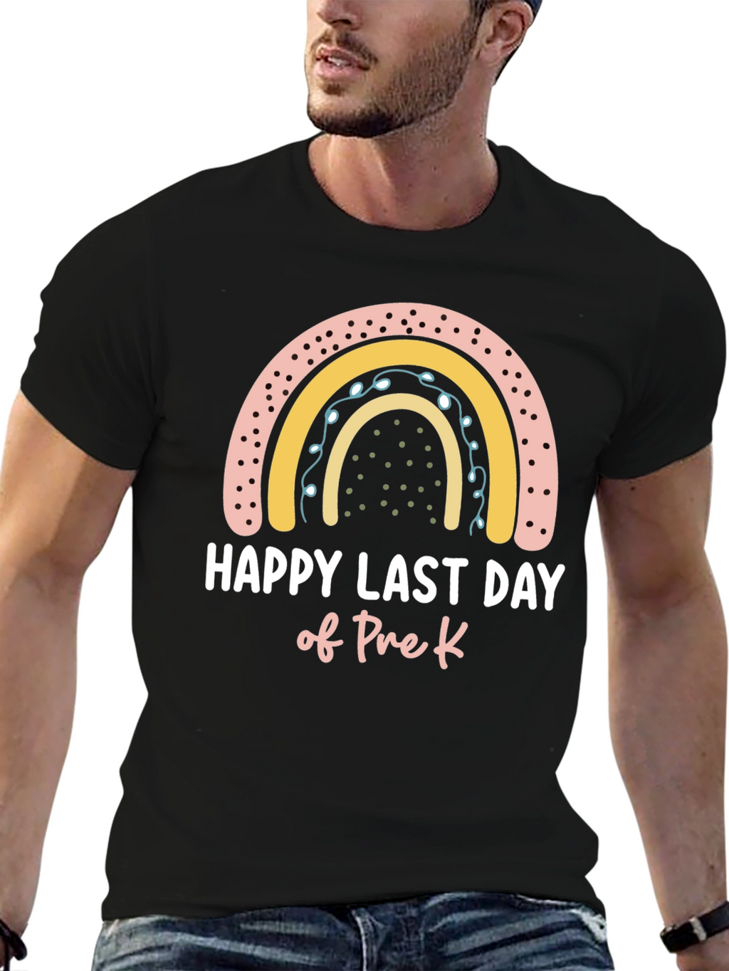 Happy Last Day of Pre-K Rainbow T-Shirt