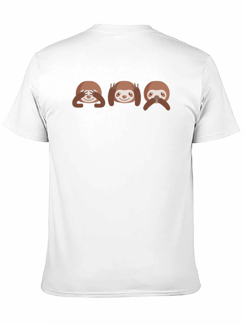 Sloth See Hear Speak No Evil Graphic T-Shirt