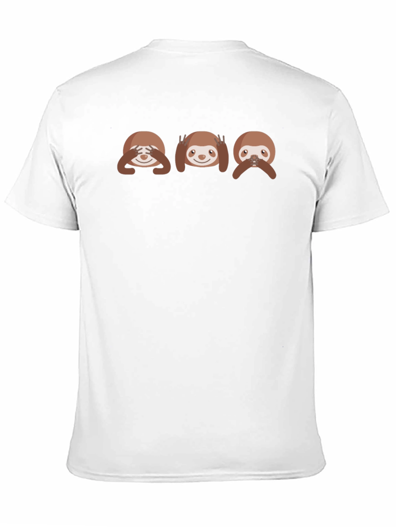 Sloth See Hear Speak No Evil Graphic T-Shirt