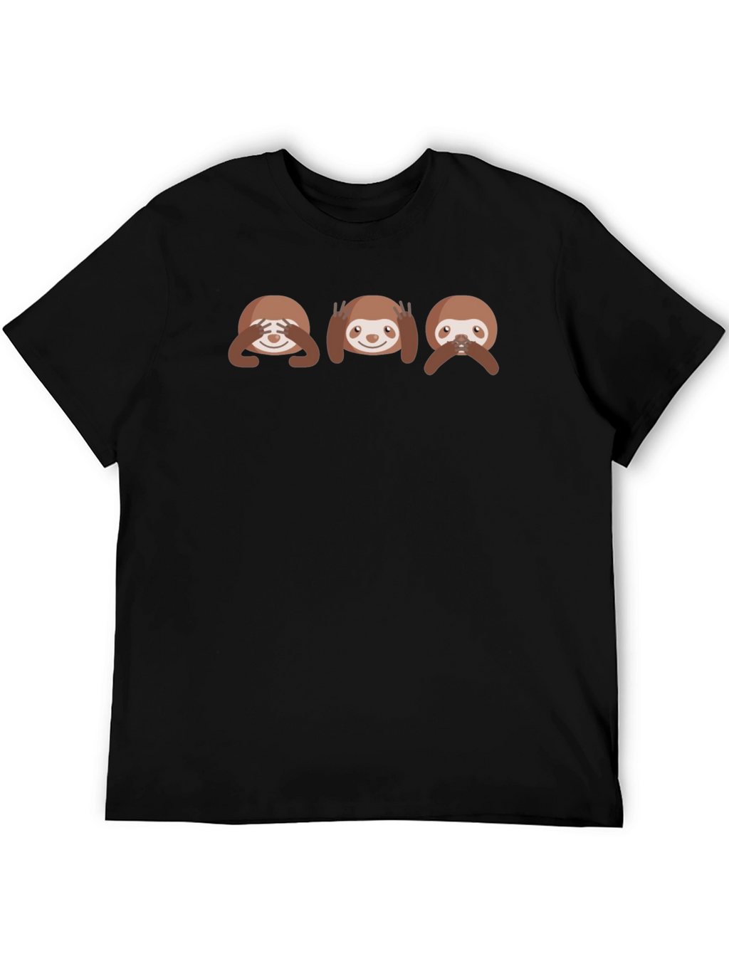 Sloth See Hear Speak No Evil Graphic T-Shirt
