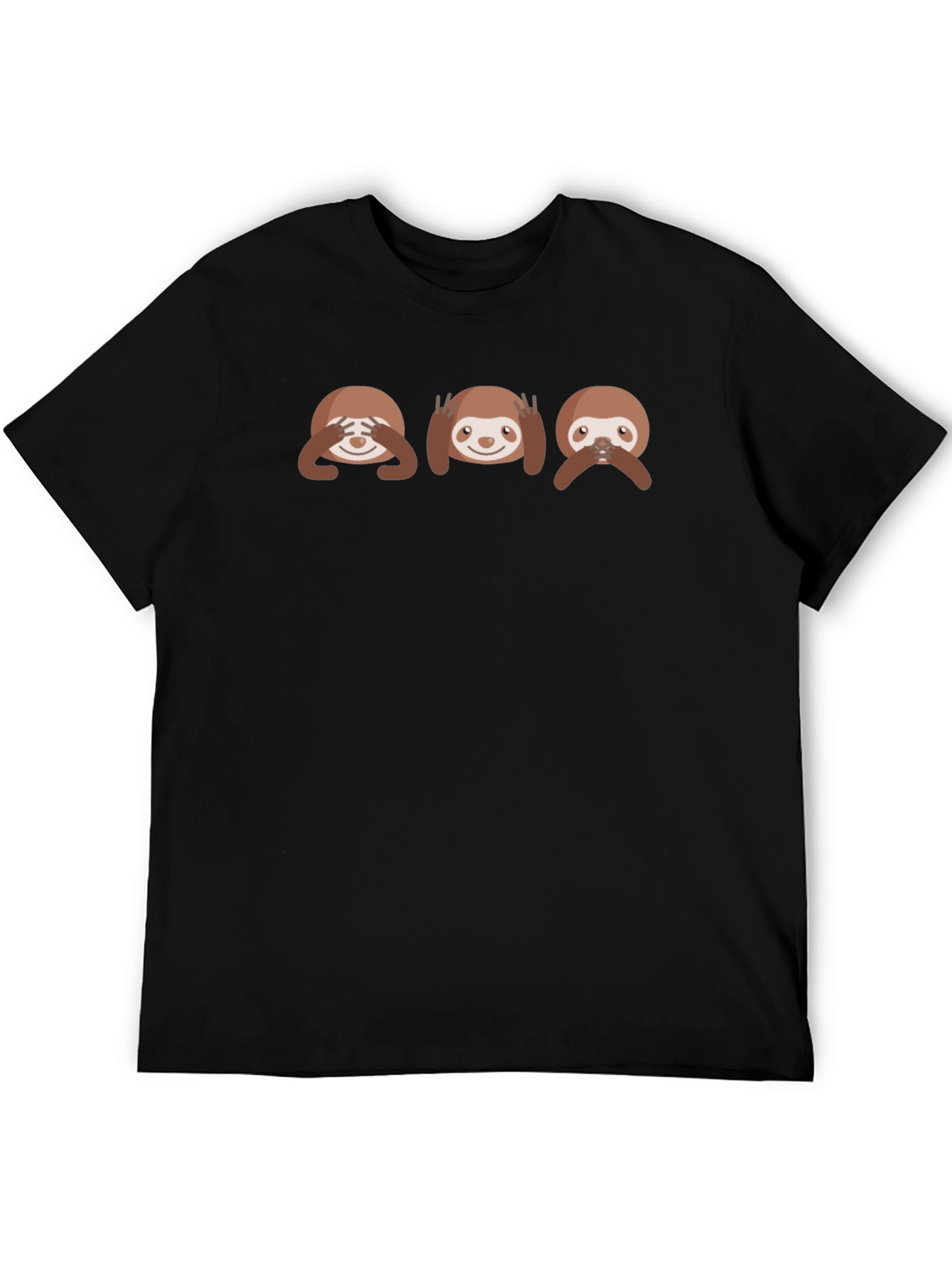 Sloth See Hear Speak No Evil Graphic T-Shirt