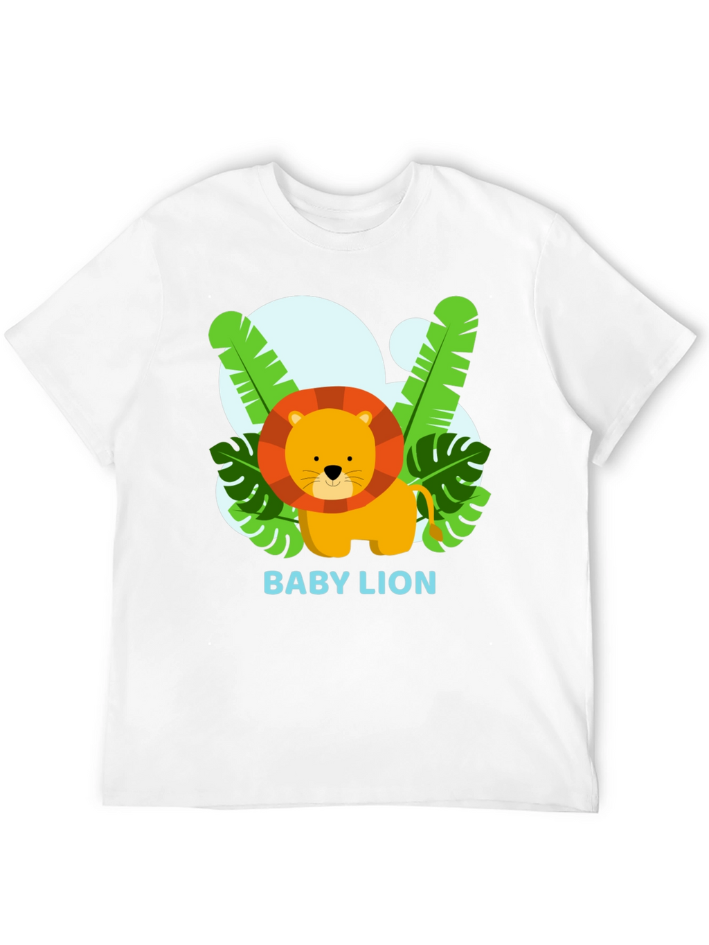 Cute Baby Lion Graphic T-Shirt