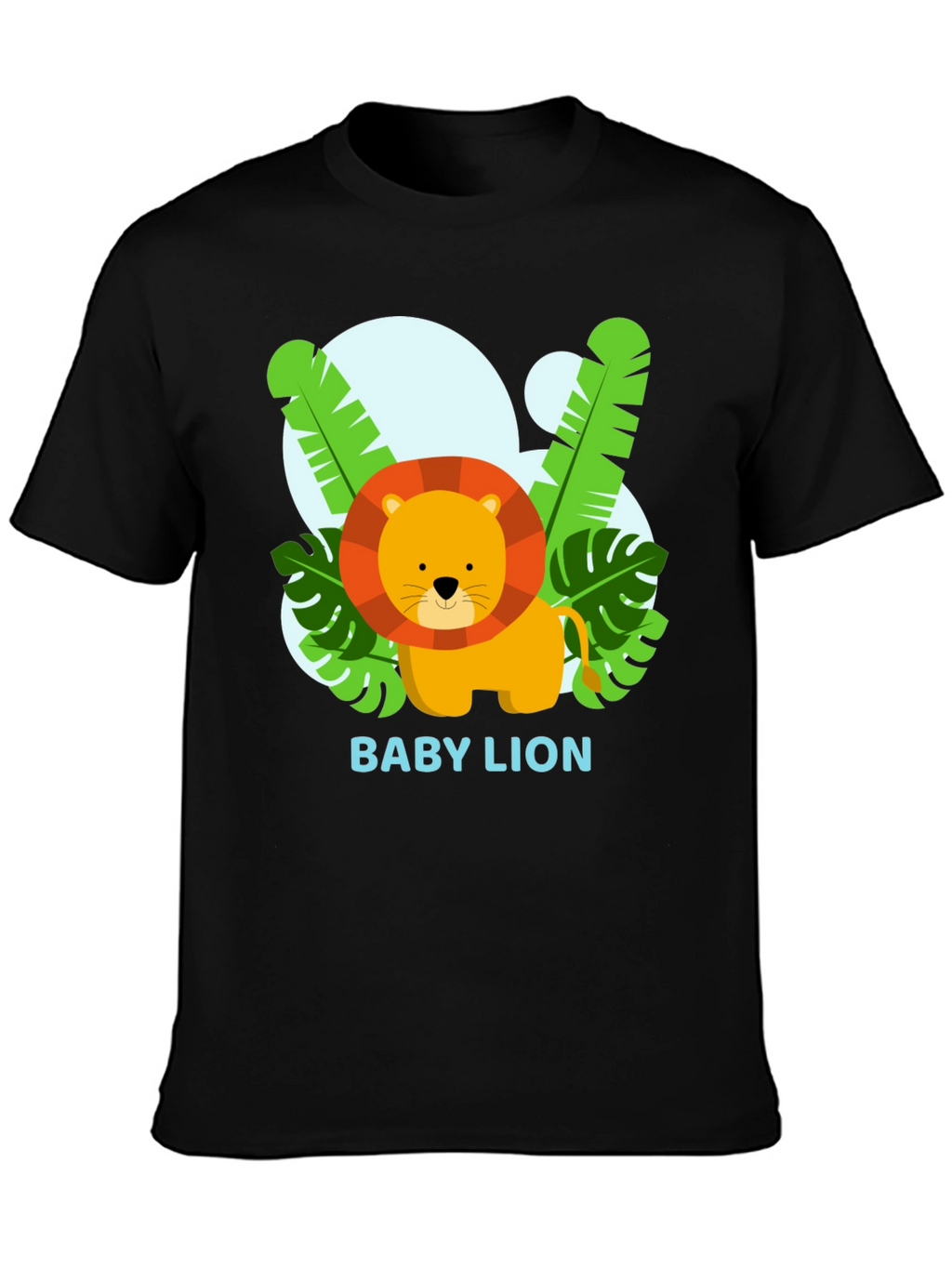 Cute Baby Lion Graphic T-Shirt