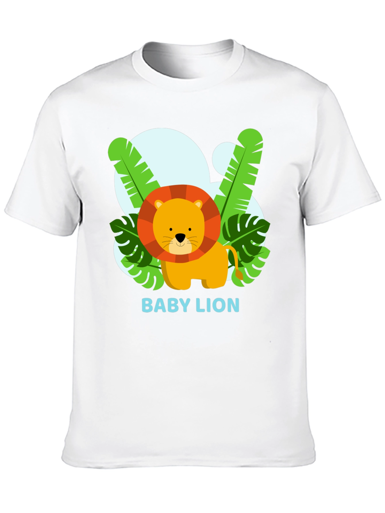 Cute Baby Lion Graphic T-Shirt