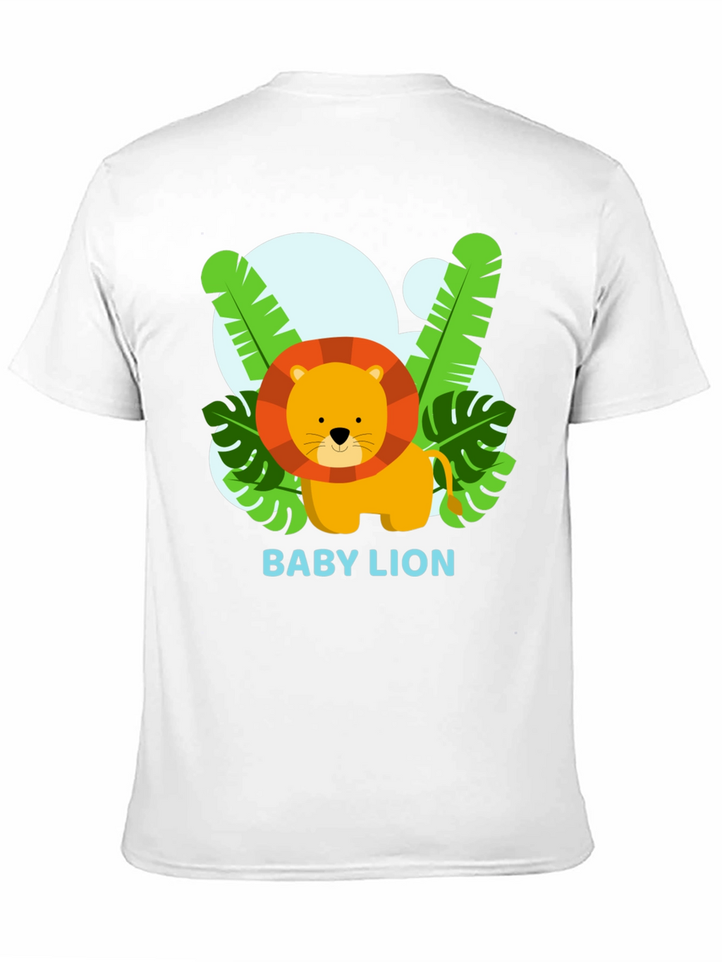 Cute Baby Lion Graphic T-Shirt