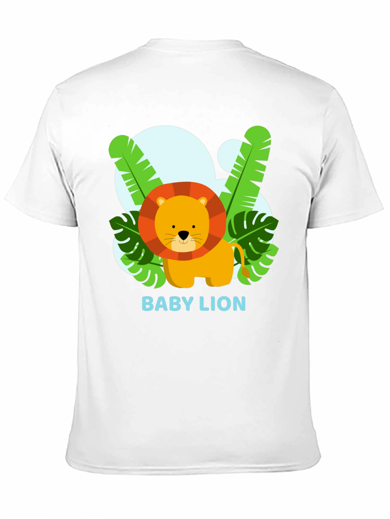 Cute Baby Lion Graphic T-Shirt