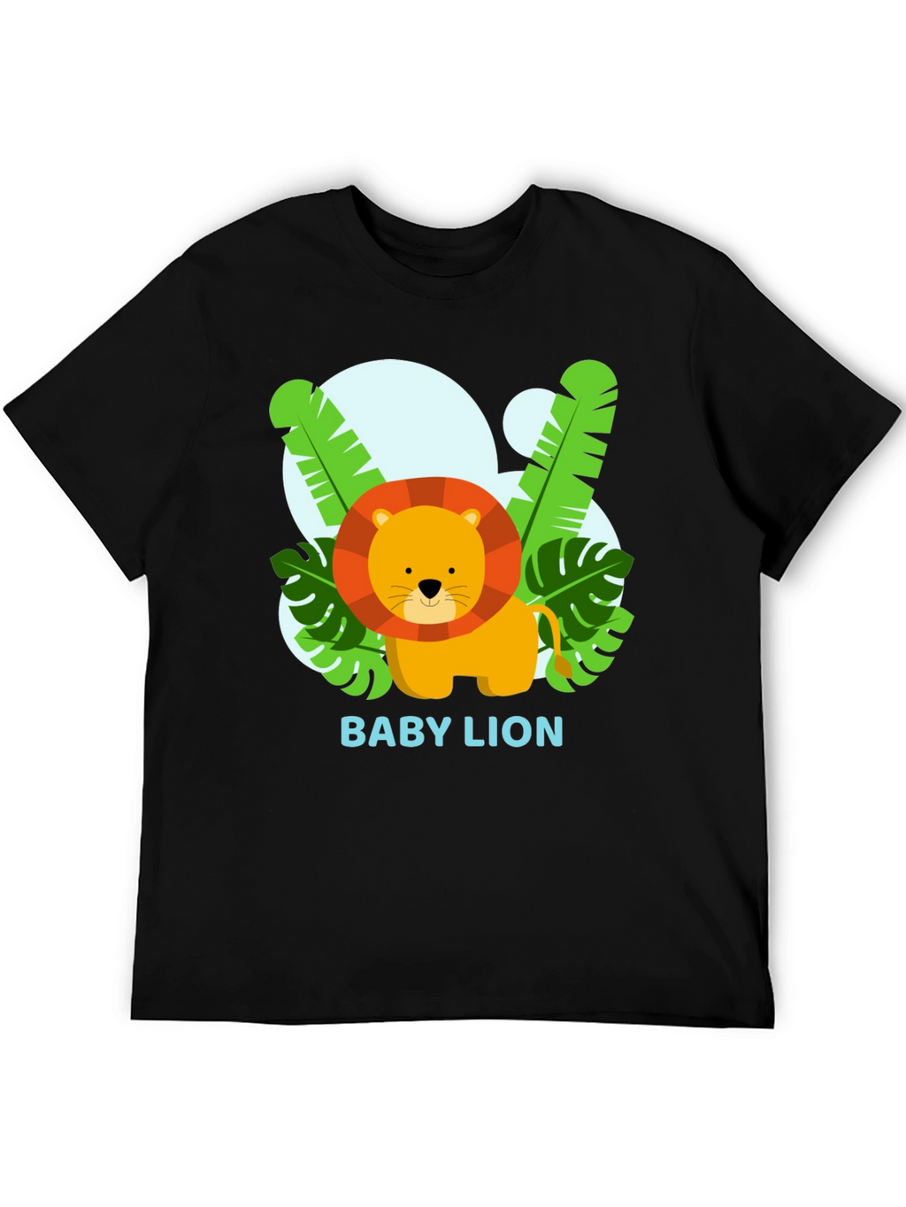 Cute Baby Lion Graphic T-Shirt
