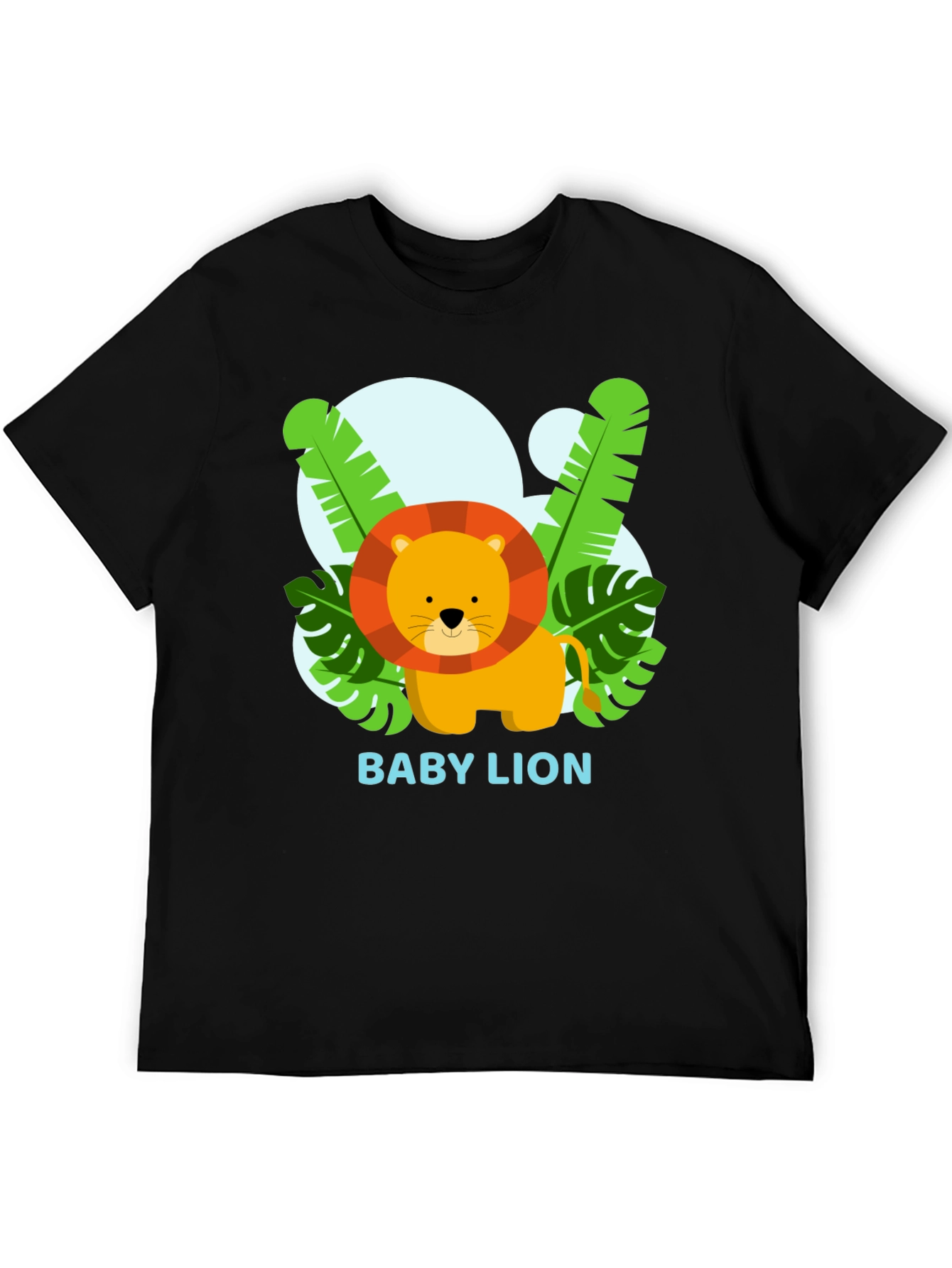 Cute Baby Lion Graphic T-Shirt