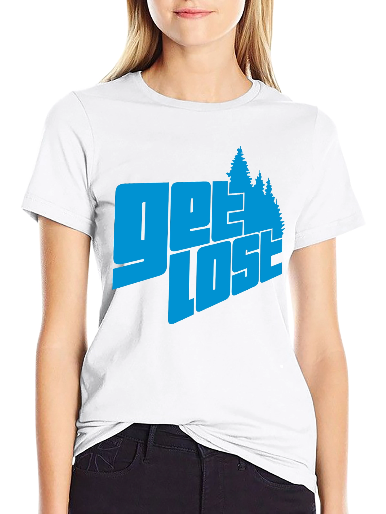 Get Lost Adventure T-Shirt - Tree Design