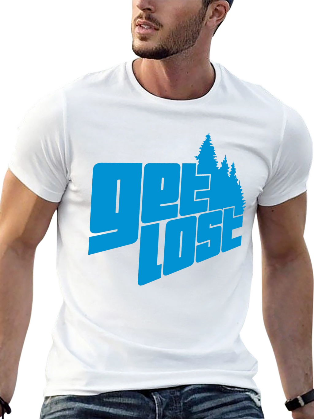 Get Lost Adventure T-Shirt - Tree Design