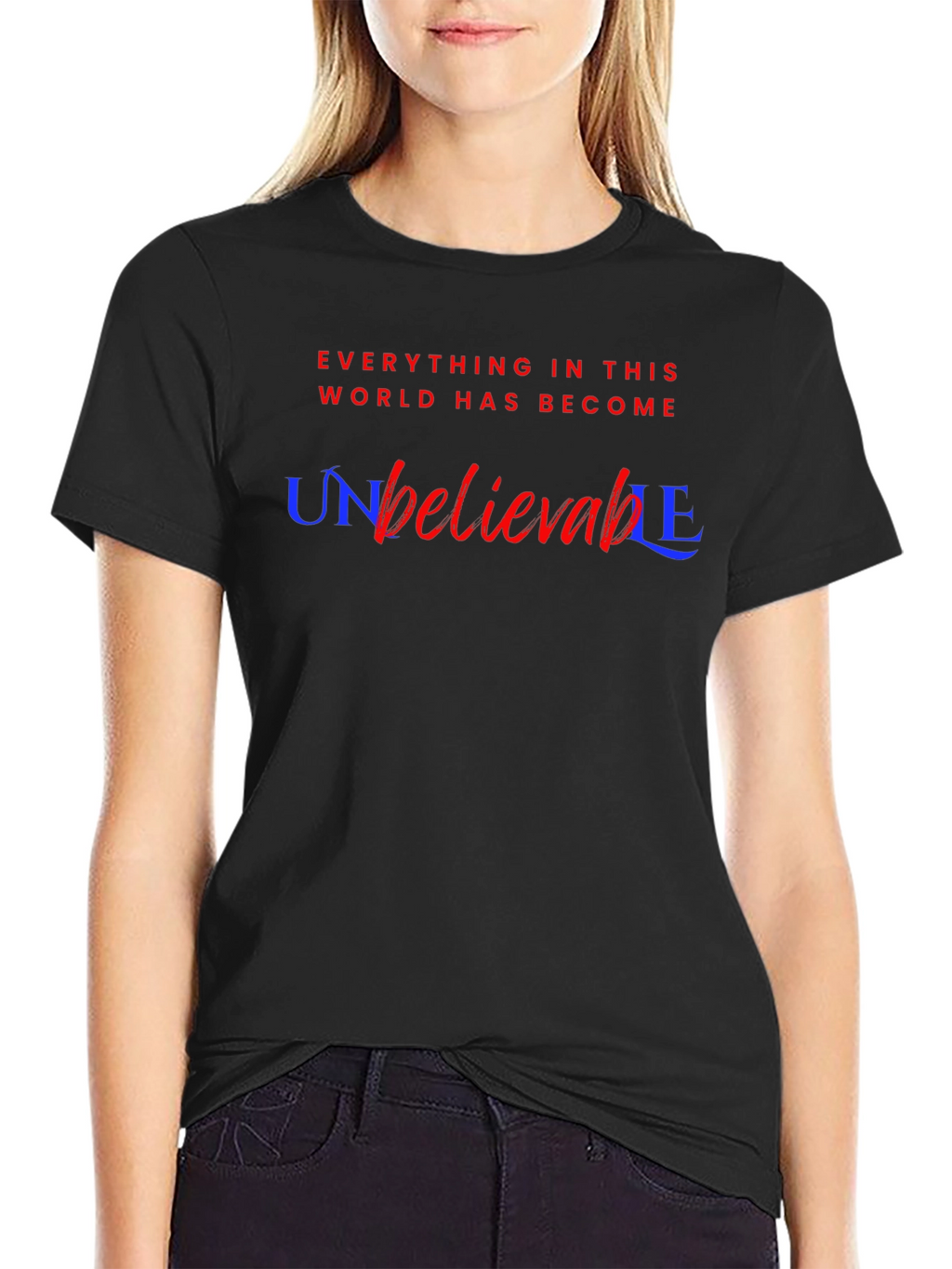 Unbelievable Graphic Tee - Stylish Cotton Blend T-Shirt