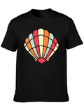 Seashell Graphic Tee - Retro Summer Style