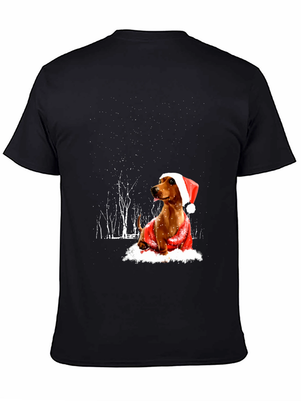 Festive Dachshund Holiday T-Shirt
