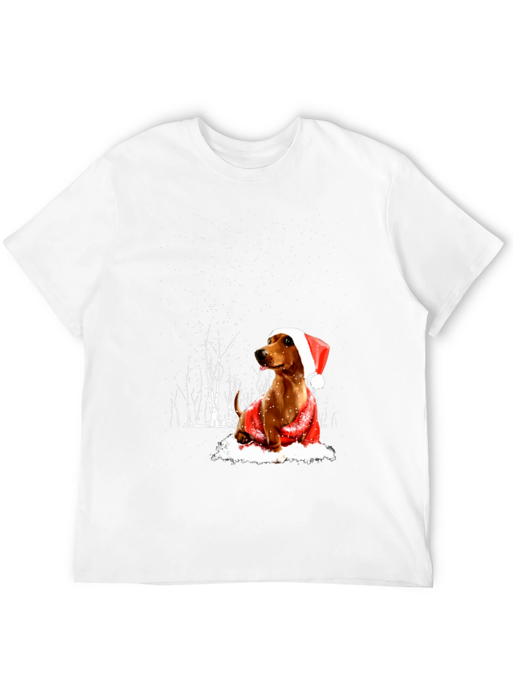 Festive Dachshund Holiday T-Shirt