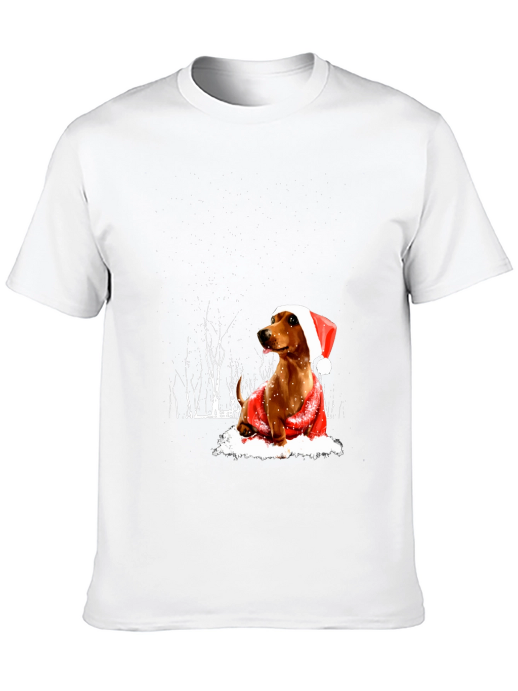Festive Dachshund Holiday T-Shirt