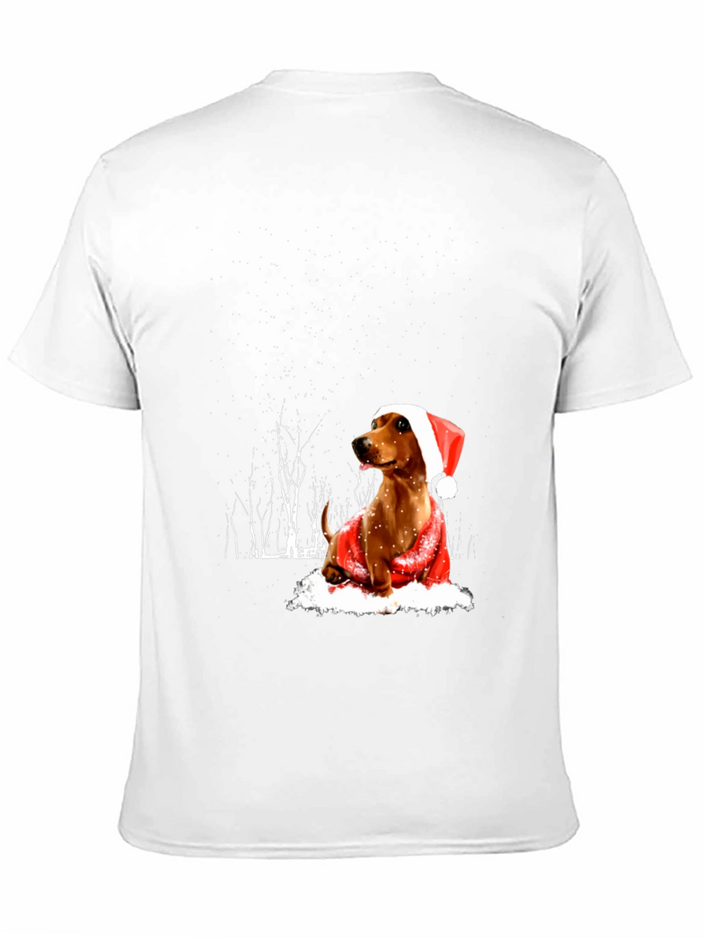 Festive Dachshund Holiday T-Shirt