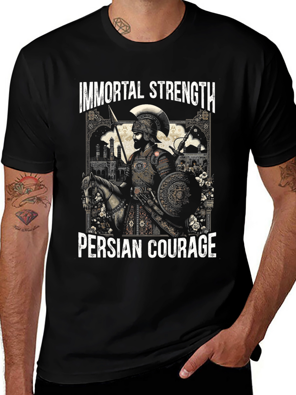 Immortal Strength Persian Courage Graphic Tee