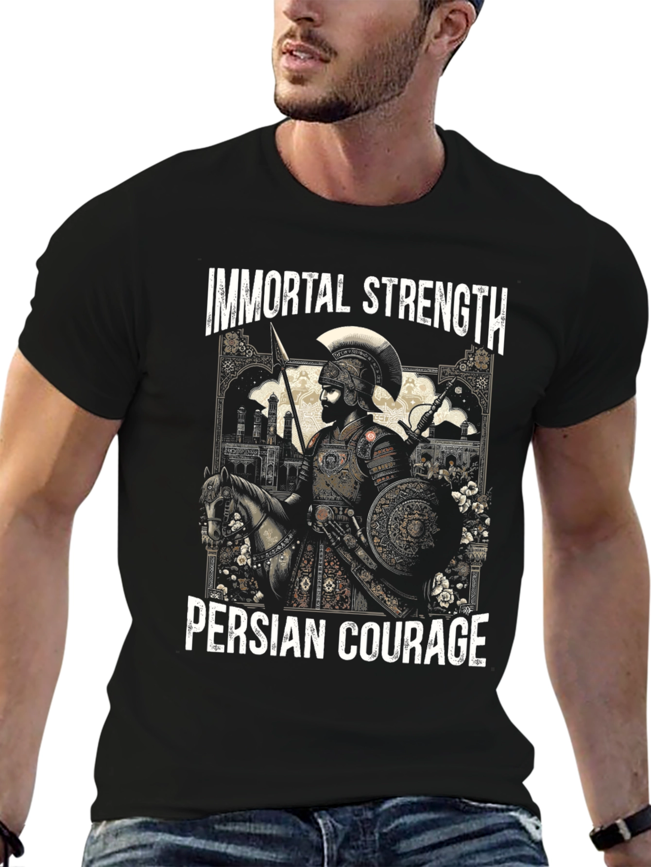 Immortal Strength Persian Courage Graphic Tee