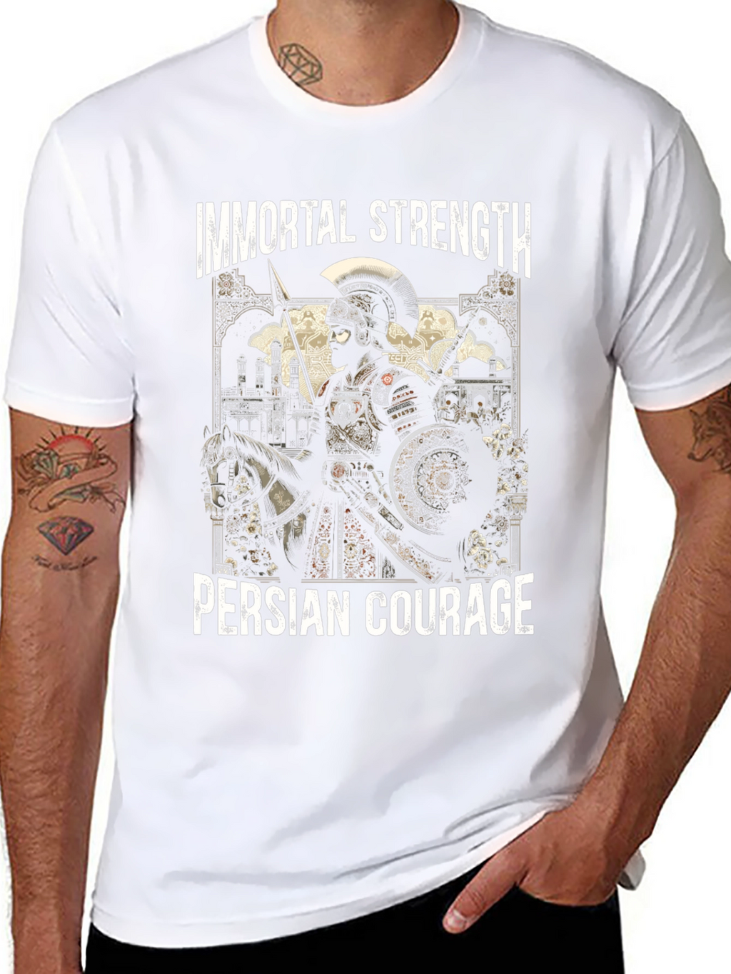 Immortal Strength Persian Courage Graphic Tee