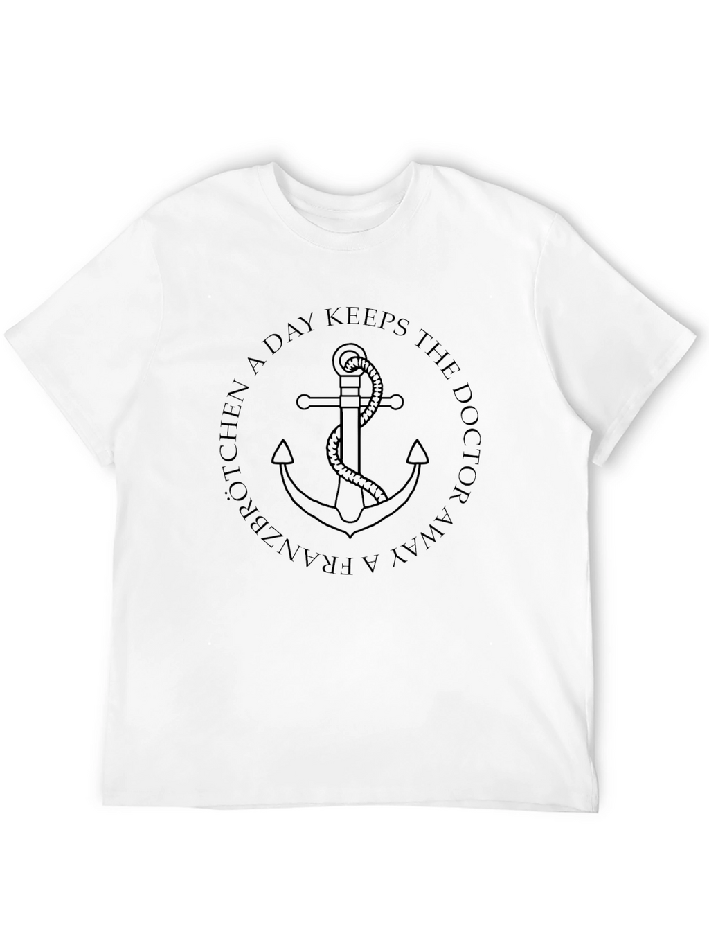 Franzbrötchen a Day T-Shirt - Anchor Design