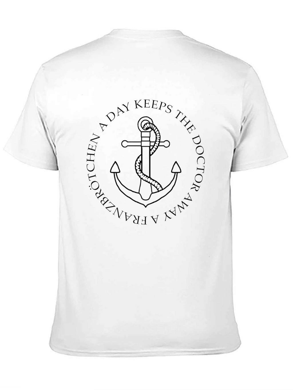 Franzbrötchen a Day T-Shirt - Anchor Design