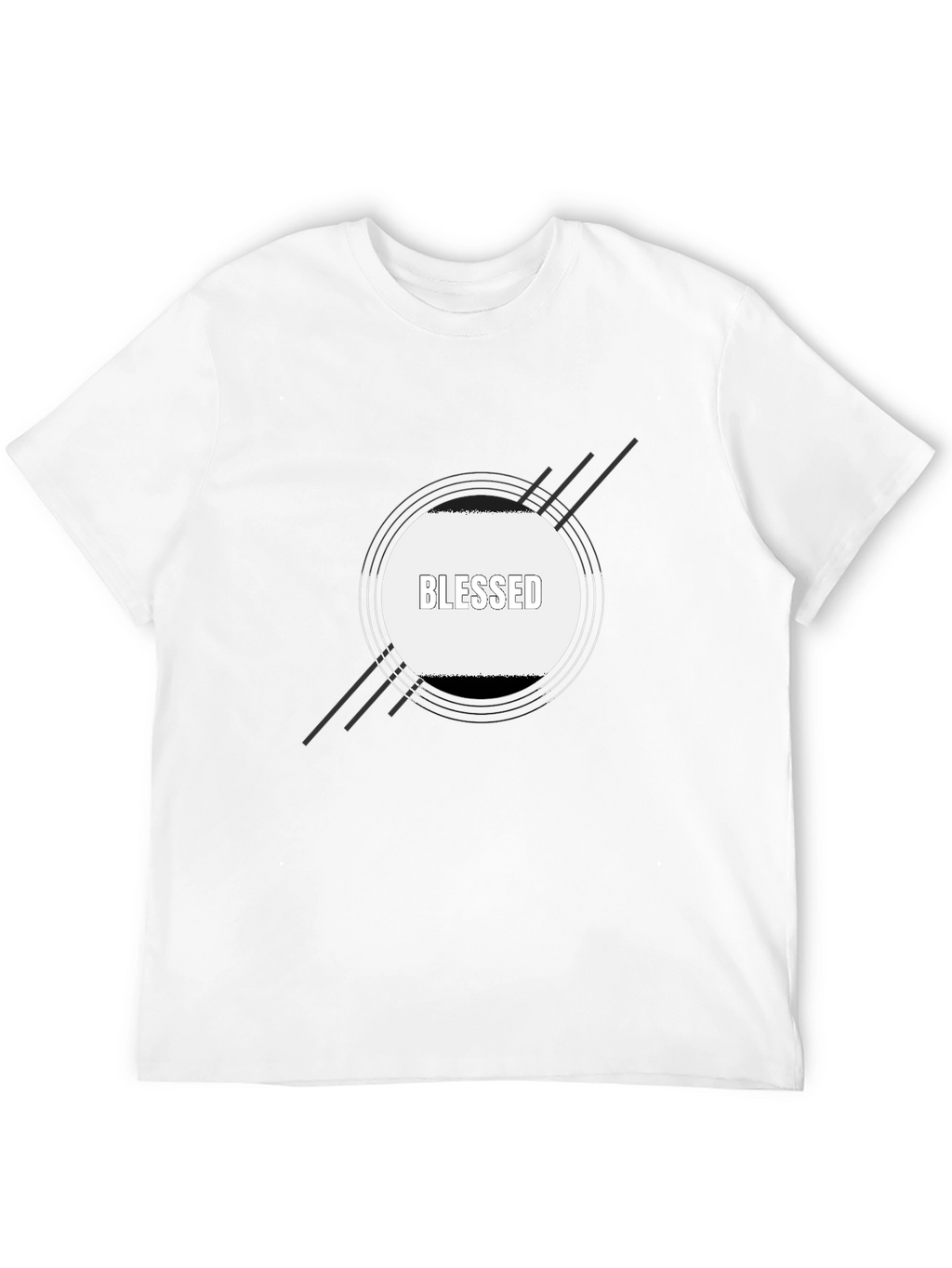 Blessed Graphic Black T-Shirt