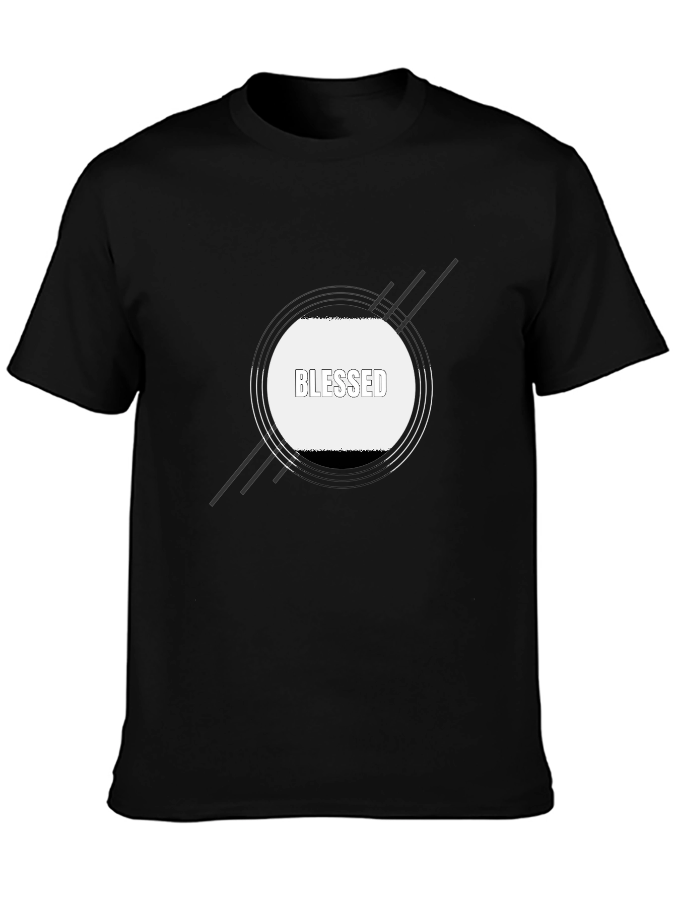 Blessed Graphic Black T-Shirt