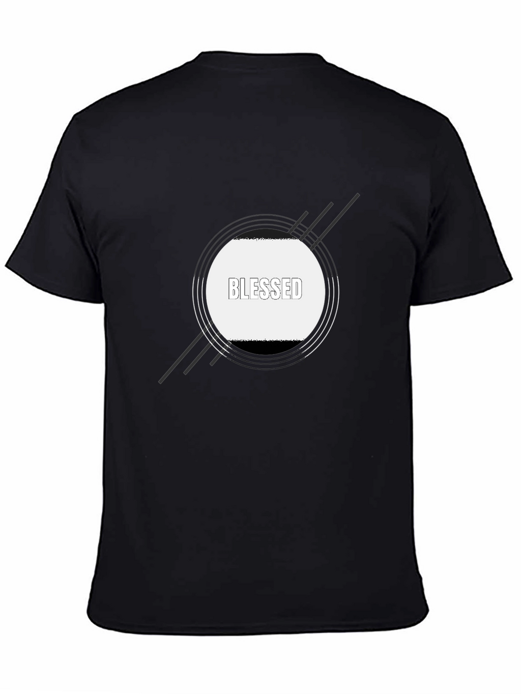 Blessed Graphic Black T-Shirt