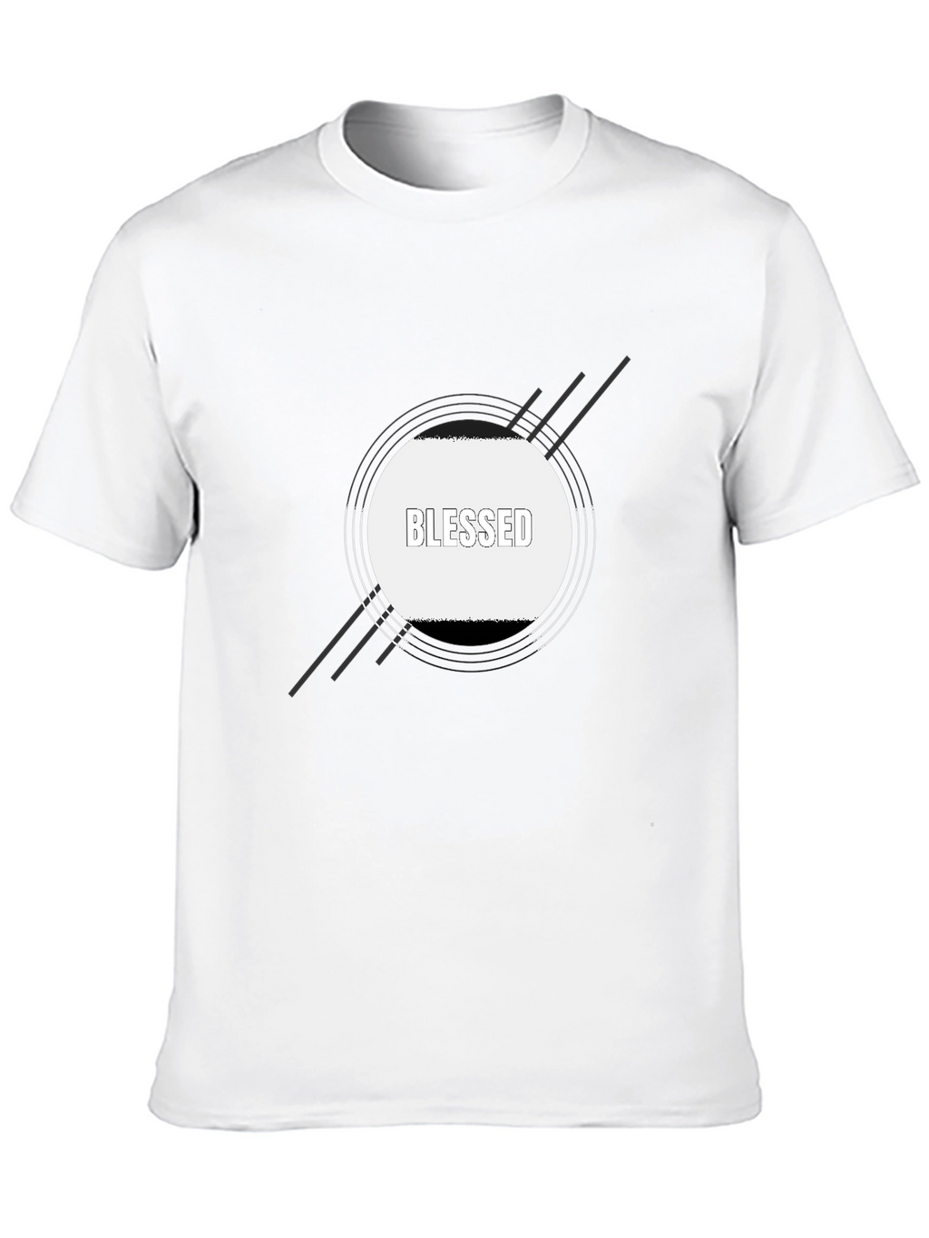 Blessed Graphic Black T-Shirt