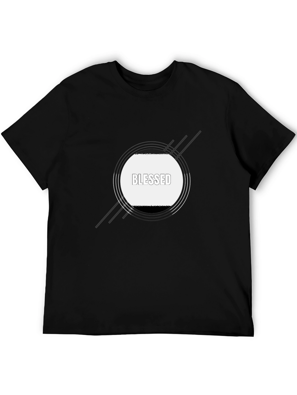 Blessed Graphic Black T-Shirt